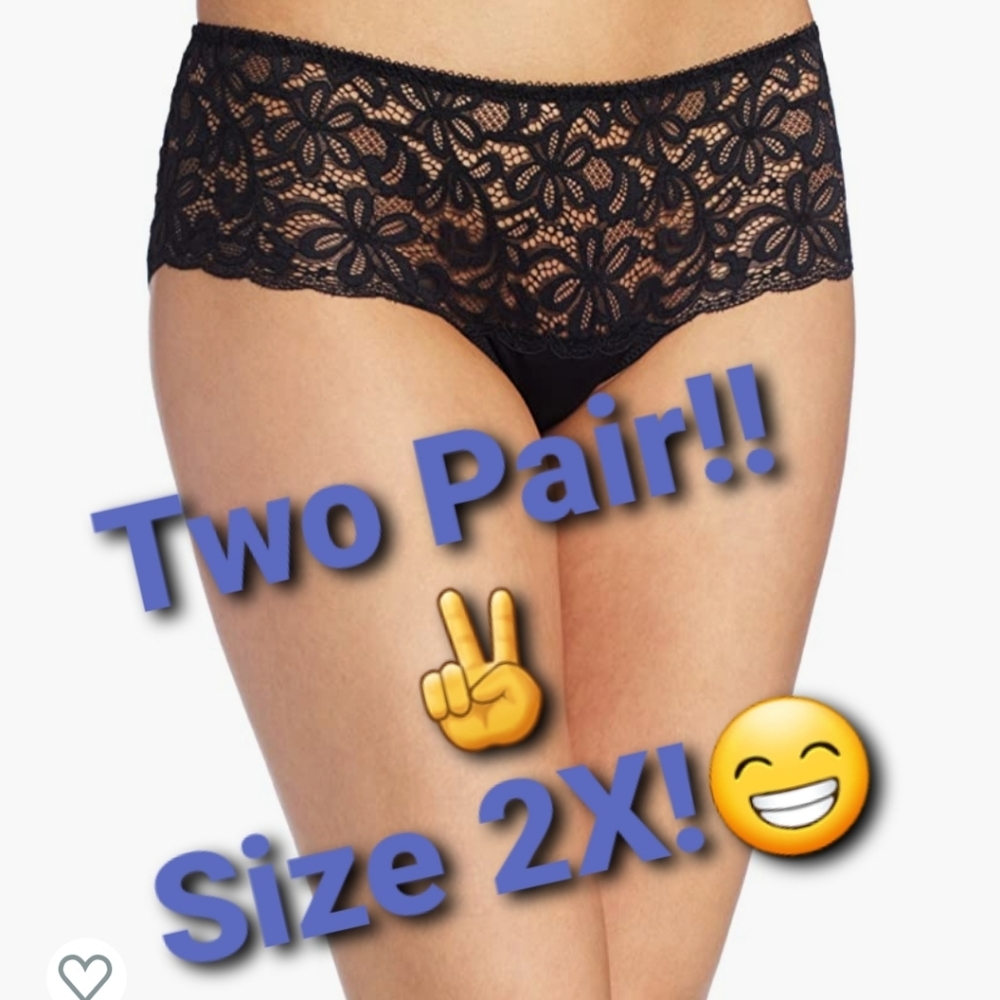 WACOAL All Dressed Up Black Lace Panties